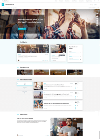 Powell intranet